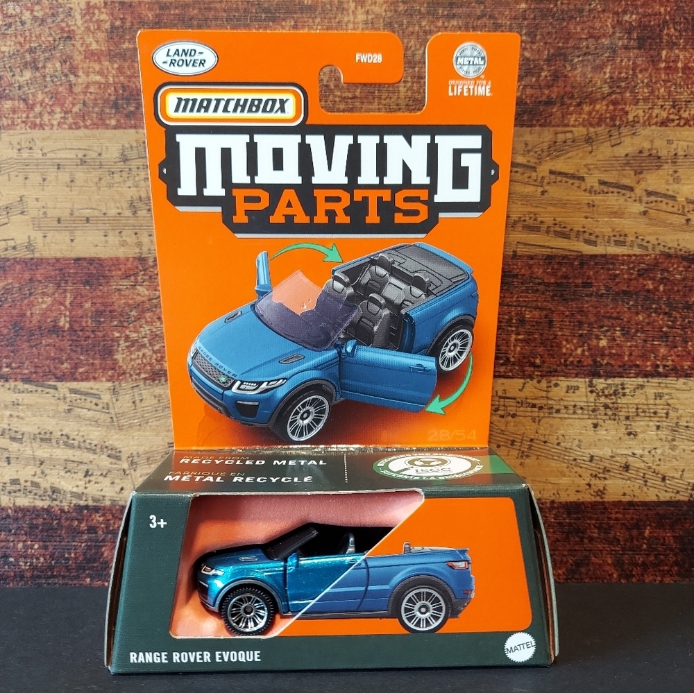 Range Rover Evoque Match Box Moving parts